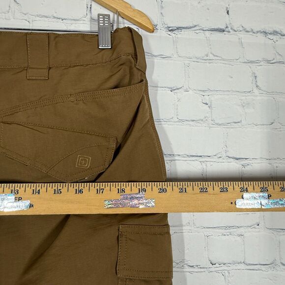 5.11 Tactical Fast-Tac Cargo Pant Men's Size 34X30  Brown Straight 74439 Utility - Picture 10 of 14